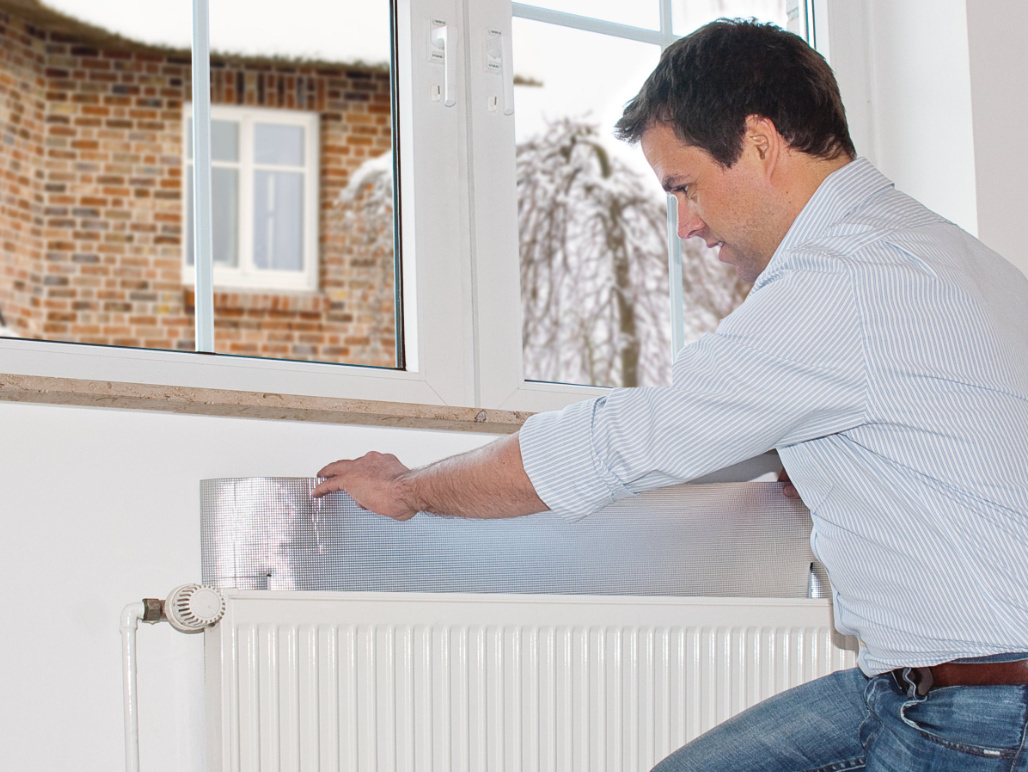 0,6M 110CM EKRAN ZA GRZEJNIKOWY PIANKA 5MM ALU OSZCZĘDZAJ